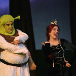 Robby Stone as Shrek and Lauren Krupski as Fiona