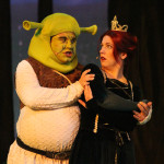 Robby Stone as Shrek and Lauren Krupski as Fiona