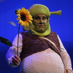 Robby Stone as Shrek in Shrek The Musical