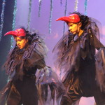Autumn Simpson and Madison Hoge as Vultures in The Jungle Book