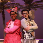 Olivia Jones as Piggie and Will Nash Broyles as Gerald the Elephant in The Rose Theater's production of 