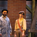 Manny Onate and Liam Brenzel in Newsies