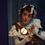 Jessica Burrill Logue as Blynken in WYNKEN, BLYNKEN & NOD at The Rose Theater