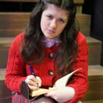 Sophie Williams as Anne Frank in THE DIARY OF ANNE FRANK at The Rose Theater