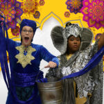 Alease Timbers as Elephant and Maddie Grissom as Monkey in A BUCKET OF BLESSINGS