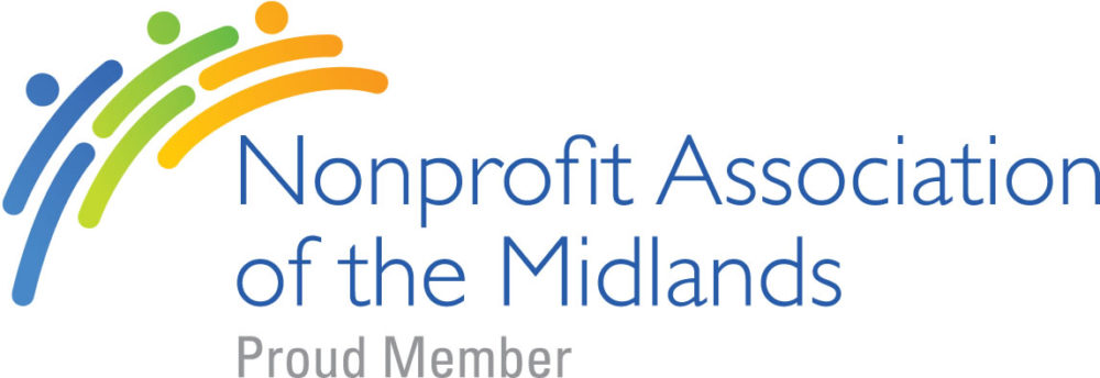 Logo showing The Rose Theater is a member of the Nonprofit Association of the Midlands 