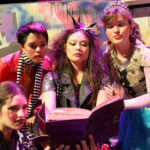 Summer Hurtienne, Dina Saltzman, Roni Shelley Perez and Briana Nash in The Rose Theater's production of Disney's Descendants