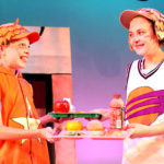 Judson Cloudt as Cooper and Alex Elgert as Mia in Popularity Coach at The Rose Theater, Oct. 7-23, 2022