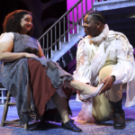Zoella Sneed as Ella and Corbin Griffin as Topher in The Rose Theater's production of Rodgers & Hammerstein's CINDERELLA