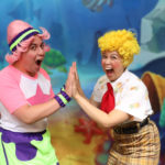 Joshua Orsi as Patrick and Roni Shelley Perez as SpongeBob in THE SPONGEBOB MUSICAL, playing Aug 26 - Sept 18, 2022 at The Rose Theater