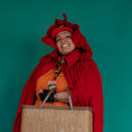 Carina DuMarce as Delivery Person in The Rose Theater's production of RED RIDING HOOD, playing March 22 - April 7, 2024.
