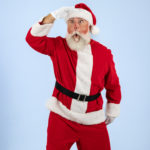 Patrick Wolfe as Santa Claus in The Rose Theater's production of RUDOLPH THE RED-NOSED REINDEER, playing December 1 - 23, 2023.