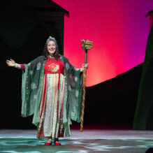 THE GREAT RACE at The Rose Theater, featuring Audrey Billings as Jade Emperor.