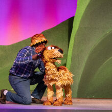 THE GREAT RACE at The Rose Theater, featuring Malik Deshon Fortner as Dog.