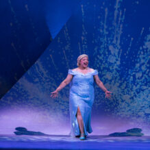 DISNEY'S FROZEN at The Rose Theater, playing June 6-28, featuring Monica Weber as Elsa.