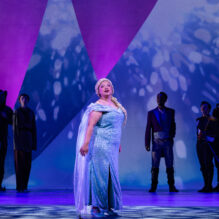 DISNEY'S FROZEN at The Rose Theater, playing June 6-28, featuring Monica Weber as Elsa.