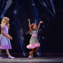 DISNEY'S FROZEN at The Rose Theater, playing June 6-28, featuring Leah Wagner as Younger Elsa and Katie Dejillas as Younger Anna.